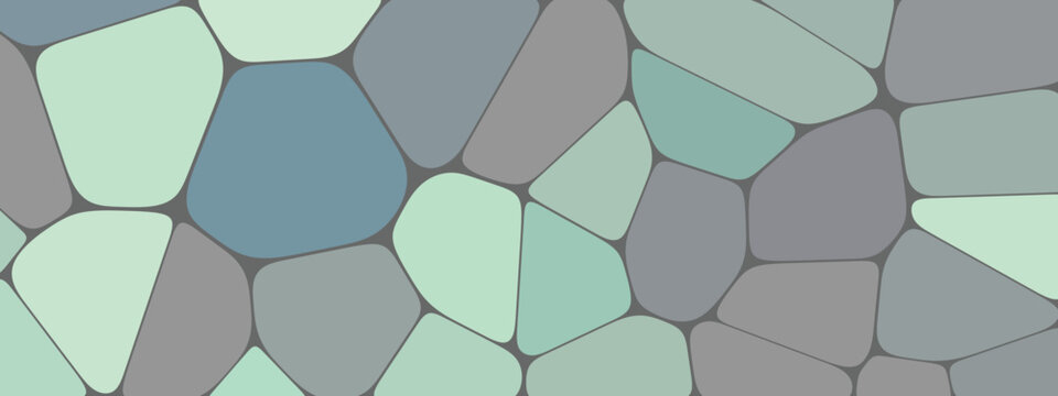Cell Voronoi Block, Geometric Voronoi Block, Voronoi Cell Geometry. Stylish Decorative Surface, Soft Modern Mosaic Texture Design.