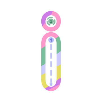 Colorful lowercase letter i tracing worksheet designed for preschool and kindergarten children. Fun alphabet handwriting practice with directional path, perfect for early education, worksheets