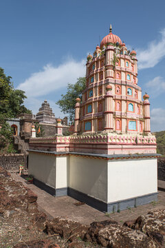 Ranjeshwar Temple, an ancient, culturally significant Lord Shiva temple. Famous for its Maratha history and ingenious traditional water management system. Pune, Maharashtra, India.