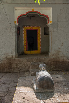Ranjeshwar Temple, an ancient, culturally significant Lord Shiva temple. Famous for its Maratha history and ingenious traditional water management system. Pune, Maharashtra, India.