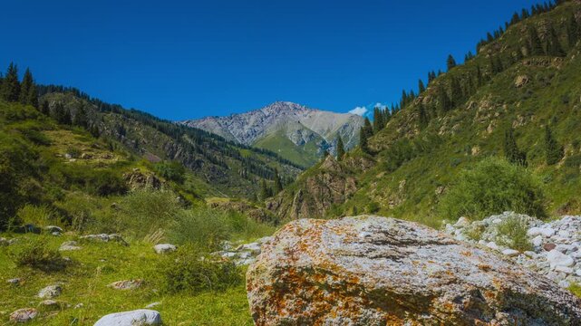 Dzungarian Alatau, valley mount