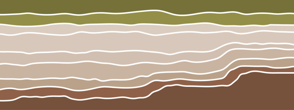 Abstract soil and rock layers