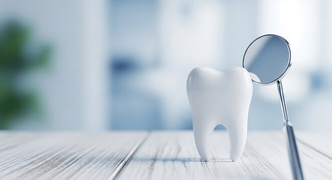 Dental examination tool and tooth model
