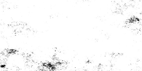 Fototapeta premium A minimal abstract scene of scattered black ink splatters and dust particles drifting across a clean white background. dirty grain and noise texture. 