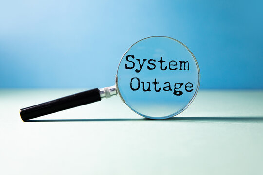 System Outage Investigated: A magnifying glass
