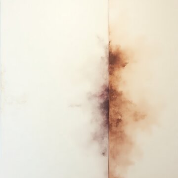Minimalist abstract on white