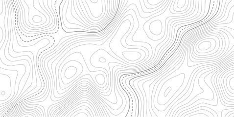 Topographic map background geographic line map with elevation assignments.Topography and geography map grid abstract backdrop. vector illustration. © MDSOHEL