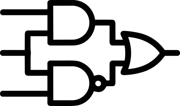 Digital Logic Circuit Diagram: NAND and NOR Gates Combination