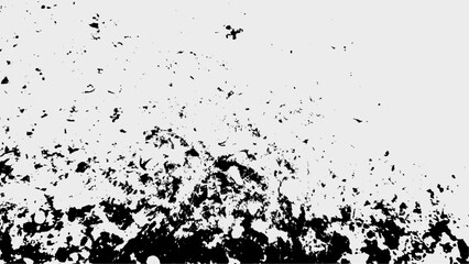 Fototapeta premium Grunge Textured Abstract Black and White Speckled Background Overlay