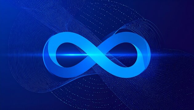 Abstract infinity symbol graphic (2)