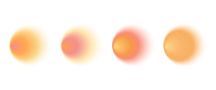 Color gradient, gradation circle, vector grain noise texture holographic blur abstract background. Color gradient, gradation circle, vector grain noise texture holographic blur abstract background.