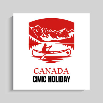 Canada Civic Holiday Social Media Instagram Post Banner