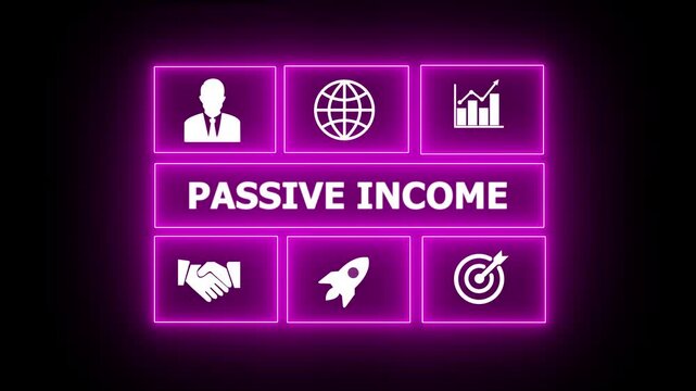 Business, Technology, Internet and network concept. " PASSIVE INCOME " business and finance concept. compliance, and performance, often conducted by internal or external auditors. 4k video