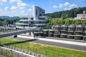 Obraz premium Belgique Wallonie circuit Spa Francorchamps