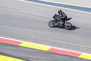 Obraz premium moto circuit Francorchamps Belgique vitesse Triumph