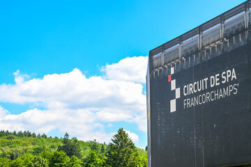 Obraz premium Belgique Wallonie circuit Spa Francorchamps