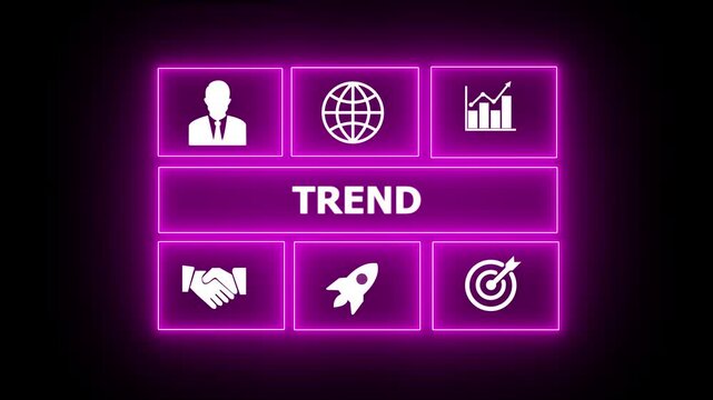 Business, Technology, Internet and network concept. " TREND " business and finance concept. compliance, and performance, often conducted by internal or external auditors. 4k video