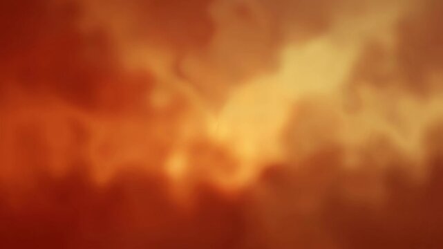 Warm orange and yellow gradient abstract motion background video, seamless vertical loop.