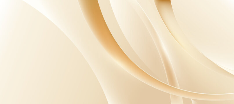 Abstract Luxury Gold Waves Background