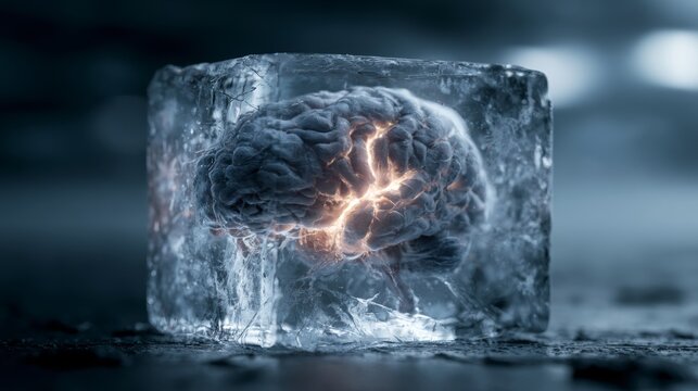 frozen human brain