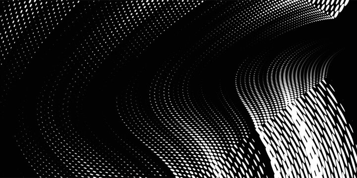 Banner template design with abstract speed lines style. Halftone white color pattern with dots and grunge texture background. Pop art comic with sporty style with white and black dots. Eps 10.