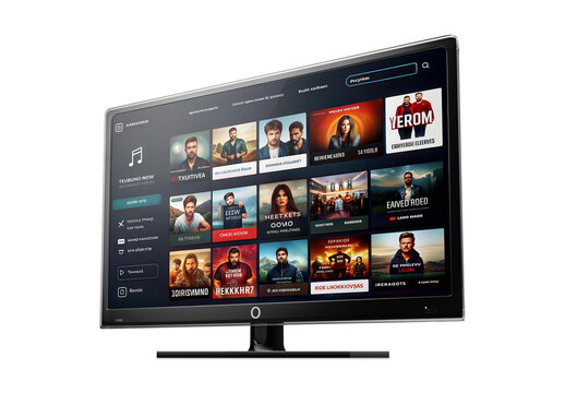 TV Side View Mockup Design for Label Printing and Brand Showcase