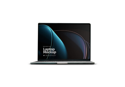 Laptop Mockup for Retail Display and Promotional Marketing
