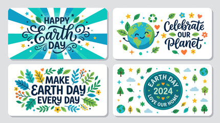 Happy earth day celebration graphics © Farelious