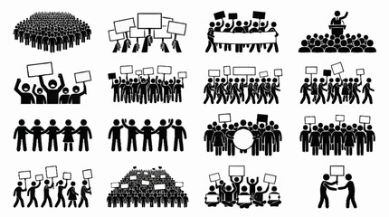 Obraz premium Protestors Crowd Crowd Rally Crowd Demonstration Crowd Speech Crowd March Crowd Crowd Crowd Crowd