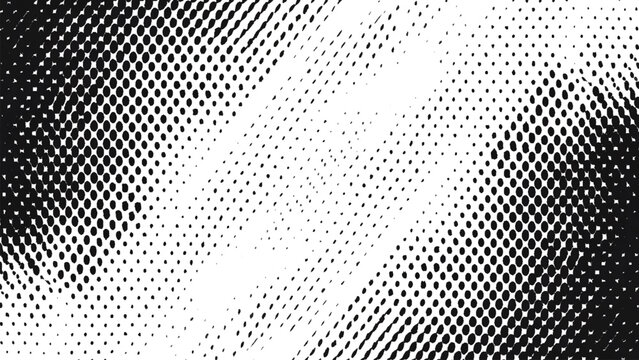 abstract halftone dot gradient texture background with diagonal transition from dark to light for modern graphic design