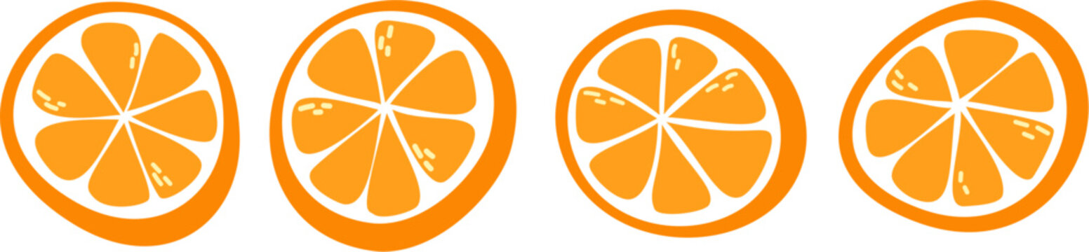 Orange Slice Illustration