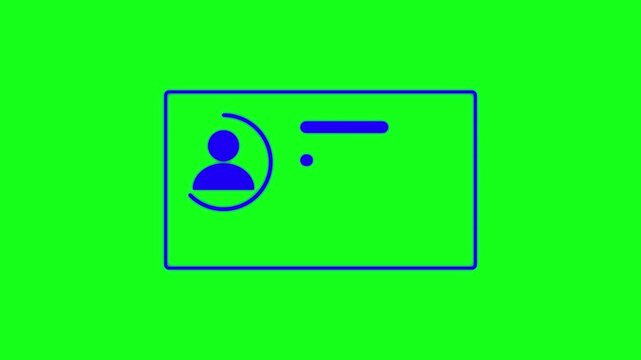 Silhouette and Check mark Approval Symbols. kyc concept.. parsons verify icon animation,