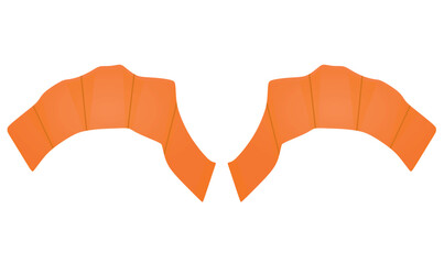 Hand silicone fin. vector illustration  © marijaobradovic