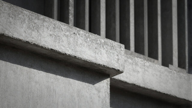 concrete brutalist architectural jamb