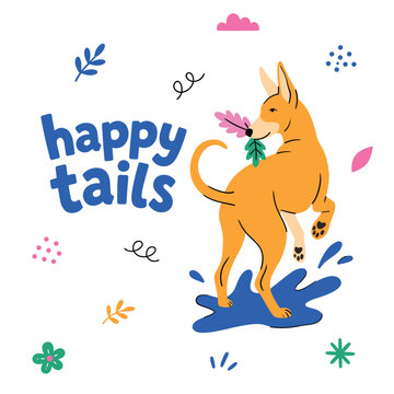 Cute colorful dog breed illustrations with playful quotes and modern flat style. Perfect for greeting cards, nursery decor, stickers, apparel, posters, planners, gifts, and pet lover designs.