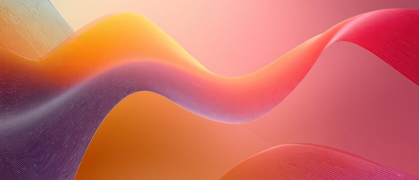 Abstract colorful wavy lines background