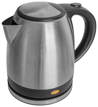Black and silver electric kettle