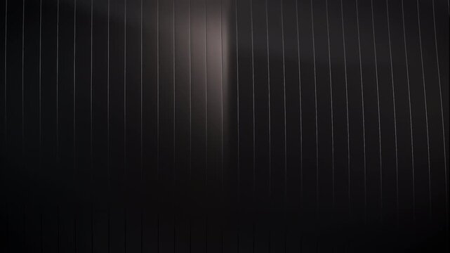 Abstract Black Metallic Curved Wave Lines Motion Background