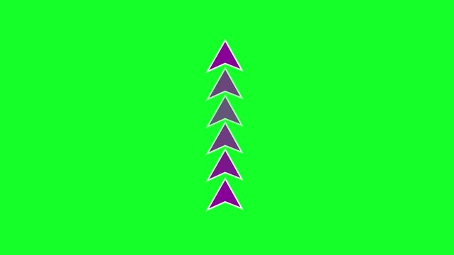UP Professional Green Screen Animated Arrow Pointer Motion Graphic Overlay for Tutorials Presentations and Video Editing HD 4K