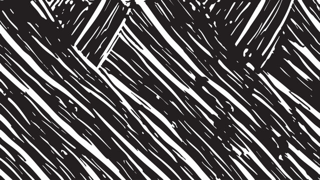 Black and white vector illustration of diagonal stripes pattern design element for graphic backgrounds and textures