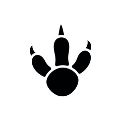 Dinosaur Footprint Icon. © Shena