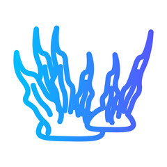 seaweed gradient icon © Slamet