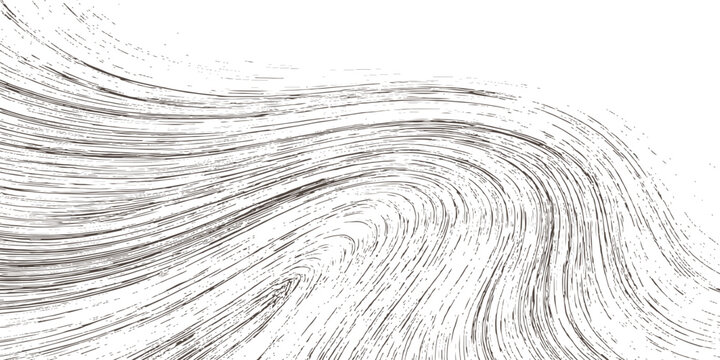Abstract brown flowing lines background dynamic wavy texture contour map topographic organic pattern vector illustration graphic.