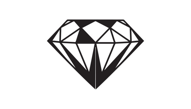 Premium Crystal Diamond Badge Vector