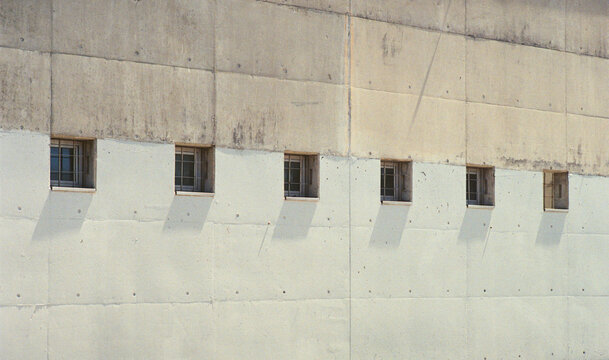 Barred Concrete Windows