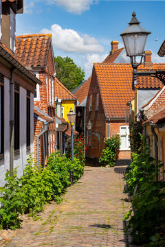 Ribe, &auml;lteste Stadt D&auml;nemarks, Stadtansicht