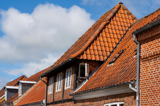 Ribe, &auml;lteste Stadt D&auml;nemarks, Stadtansicht