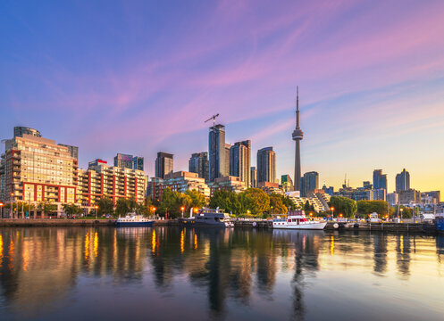 Toronto, Canada Skyline at Dusk