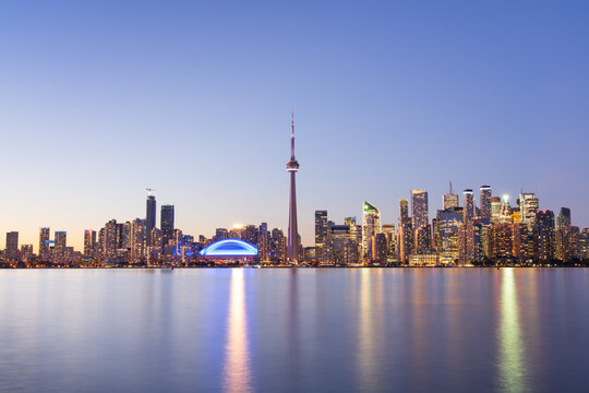 Toronto, Canada Skyline at Dusk