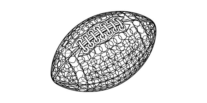 Intricate ornamental egg illustration with celtic knotwork design